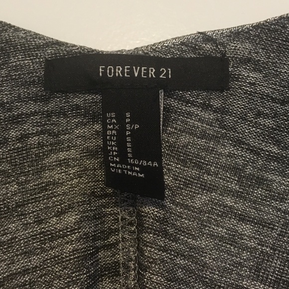 Metallic Silver Bodysuit from Forever 21 - Picture 4 of 4